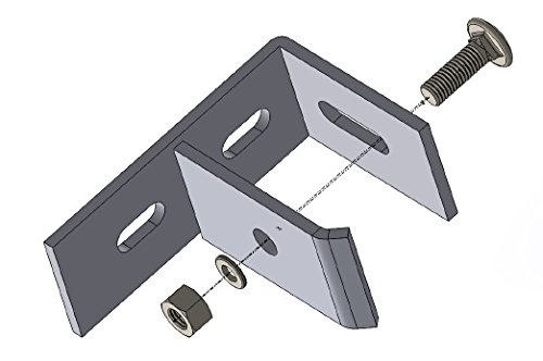 Preisvergleich Produktbild Wandanschlusswinkel 100 x 65 mm (verzinkt)