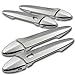 W-POWER Chrome Exterior Door Handle Cover Set of 4, Compatible with 2006-2013 Lexus IS250 IS350 is-F ISF ABS Reflective Door Handle Bowl Covers Chrome, 2007 2008 2009 2010 2011 2012