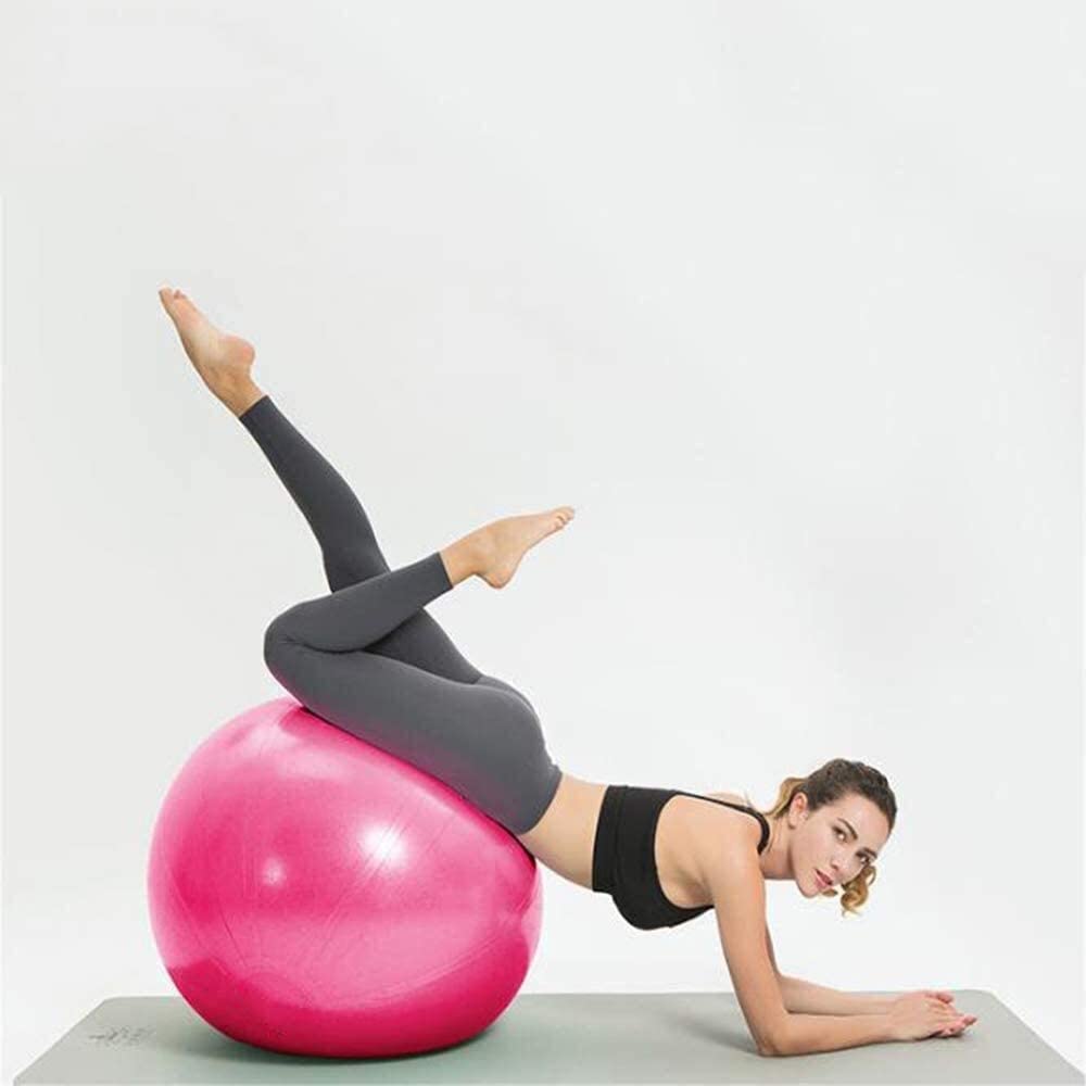 Piłka do fitnessu Piłka do pilatesu Siłownia Joga Piłka do fitnessu Piłka porodowa, Trening równowagi w biurze domowym Piłka wspomagająca poród(Purple,65cm)