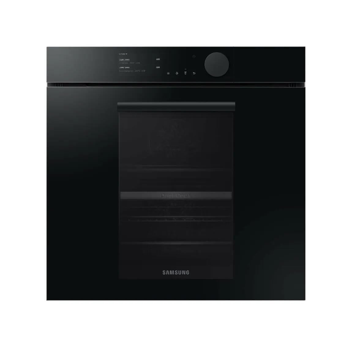 Samsung Forno Elettrico NV75T8879RK Infinite Line™, Multifunzione, Incasso, 75 Litri, 60 Cm, Combinato A Vapore, Wifi, Colore Nero, Classe Energetica A+