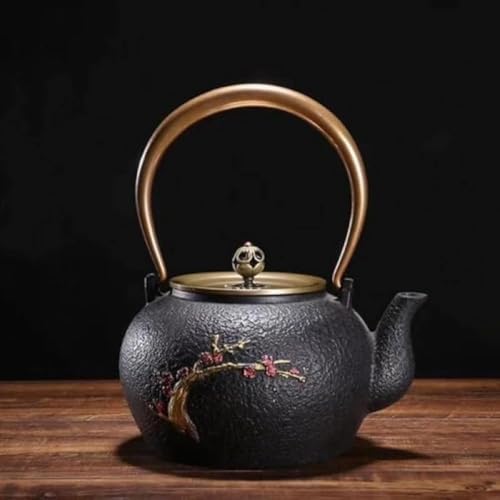 鉄蓋重餅小鉄瓶 煎茶道具 容量700cc 鉄蓋重餅小鉄瓶 煎茶道具 容量