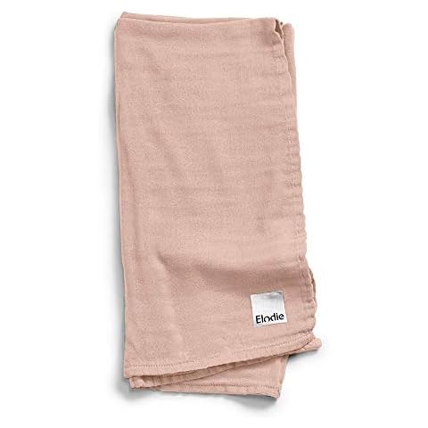 Elodie Details Bamboo Muslin Baby Blanket Swaddle Blanket in Oeko-Tex Material 80 x 80 cm - Powder Pink Cover