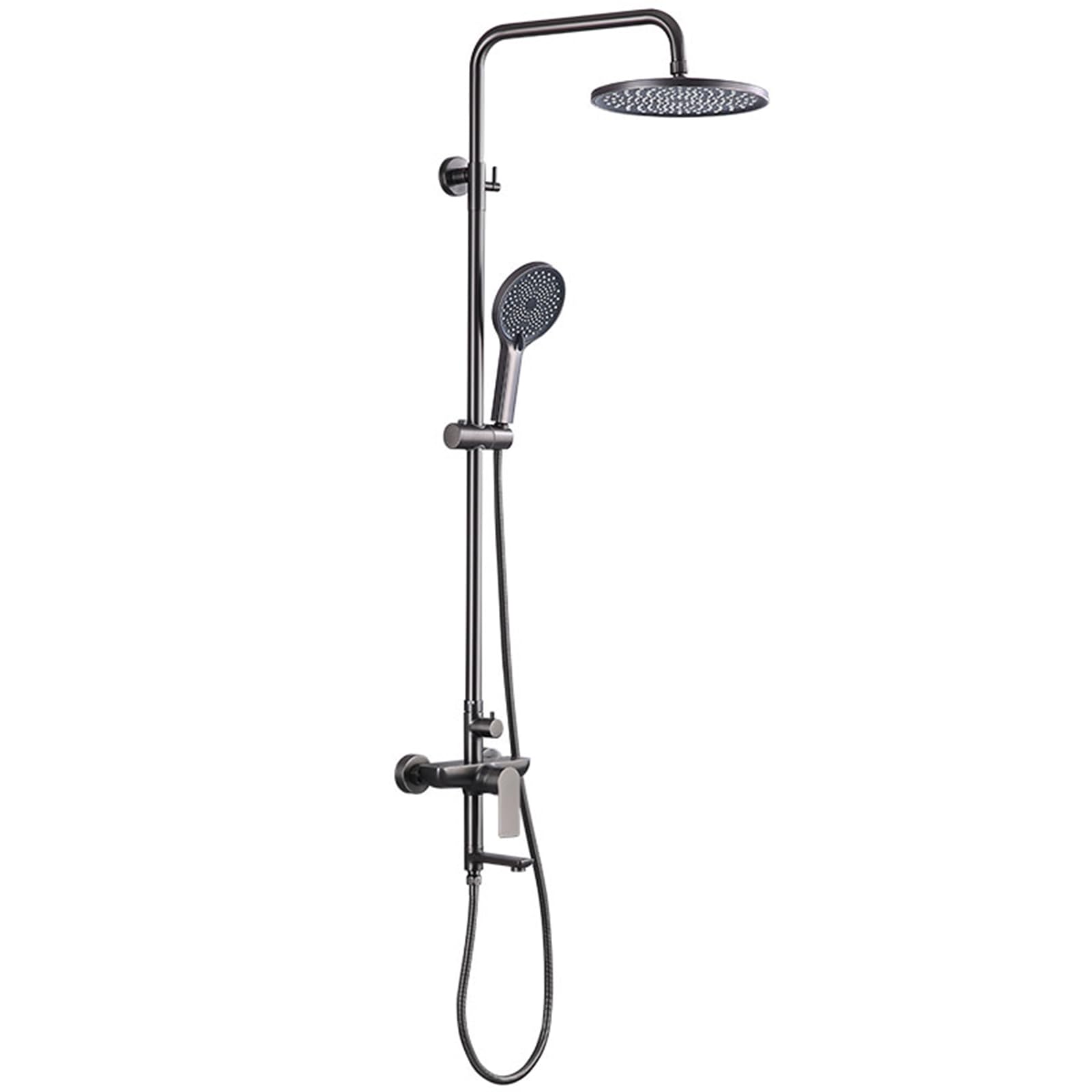 Douchette à main 3 modes avec mélangeur gris pour un jet sur mesure