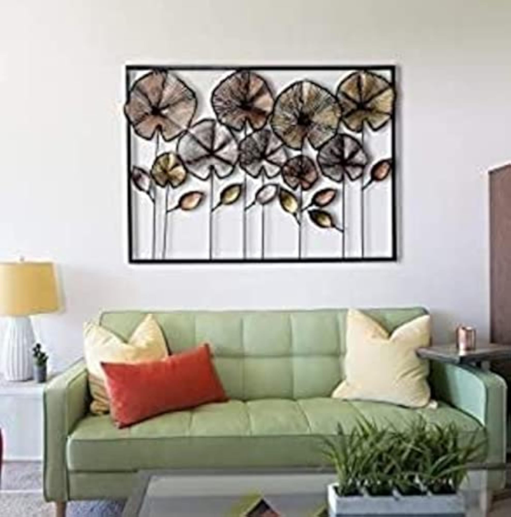 Metal Wall Art Iron Floating Wall Hanging Decor