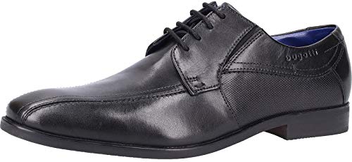 bugatti 311196061000, Zapatos de Cordones Derby Hombre, Black, 48 EU