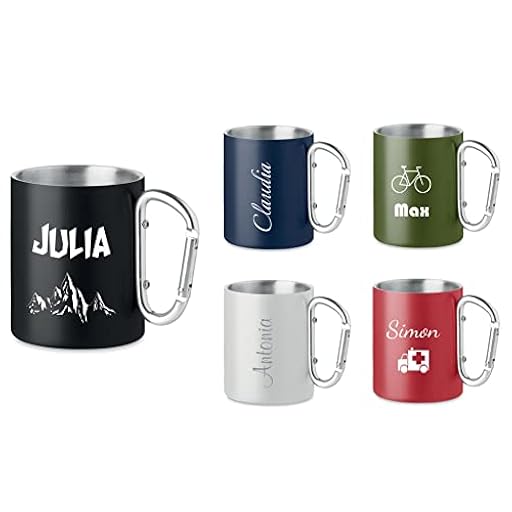 Schmalz Vaso de acero inoxidable TRUMBA con mosquetón con grabado personalizado regalo personalizado | Nombres | Grabado | Vaso | Cumpleaños | Cumpleaños | Idea de regalo | Ya disponible en tu tienda friki favorita! En mundofriki.es!