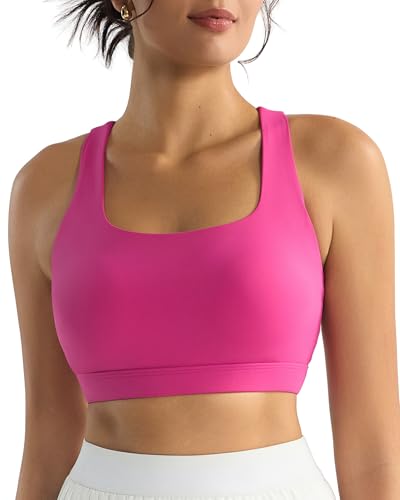 Image of RUNNING GIRL Sports Bras for Women, Molded Cup High Impact Sports Bra Workout Bras for Women High Support Racerback