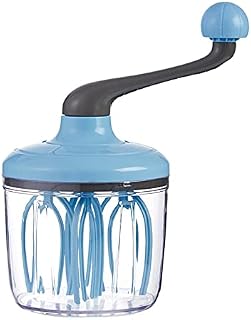 AWAVM Rotary Hand Whisk Manual Whisk Egg Beater Rotary Handheld Egg Frother Mixer for Baking Cooking Easily Labor-Saving and efficient Egg Whisk