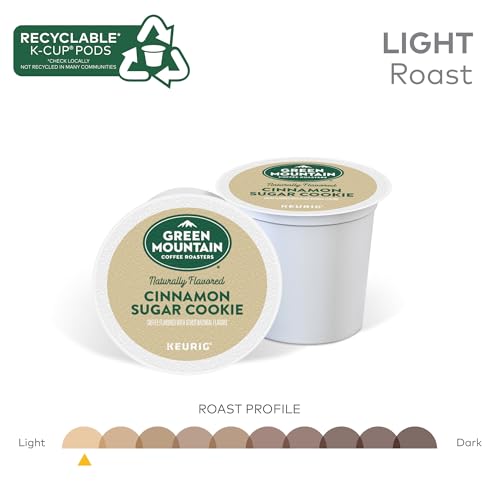 Image of Green Mountain Coffee Roasters Cinnamon Sugar Cookie Coffee, Keurig Single Serve K-Cup Pods, 60 Count