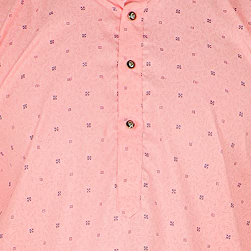 Image of Pro-Ethic Style Developer Boys Cotton Geometric Kurta Set Pajama Ethnic Wear | 1 To 16 Years | S-197