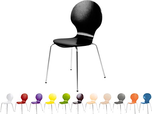 möbelando Stapelstuhl Bistrostuhl Stuhl Esszimmerstuhl Küchenstuhl Design...