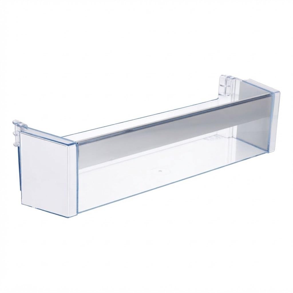 LPPP Balconcino frigo compatibile con Bosch 00748045 11004809 | Portabottiglie per Siemens, Neff, Constructa, Balay, trasparente, plastica, 438 x 112 x 98 mm