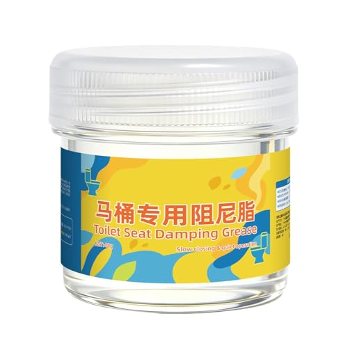 Lubricante para bisagra de ducha – 40 g de grasa de silicona duradera que reduce la fricción en el baño, grasa impermeable, inodoro, apartamento, hogar, oficina, taller, dormitorio, sala de estar