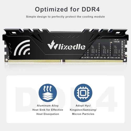 32GB Kit (2x16GB) DDR4 2666MHz Memoria RAM CL19 UDIMM Modulo di Memoria PC4-21300 288-Pin 1.2V per Desktop Computer - RAM - Immagine 3