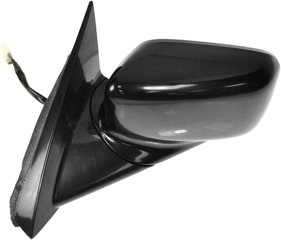 TRQ Driver Side Mirror Assembly Power Heated Memory Paint to Match Smooth Compatible with 2004-2006 Acura TL
