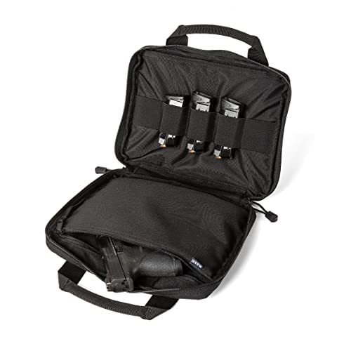 5.11 Tactical All-Weather Nylon Single Pistol Case, Fully Padded Interior, Ykk Zipper, Black, One Size, Style 58724 #TOP2