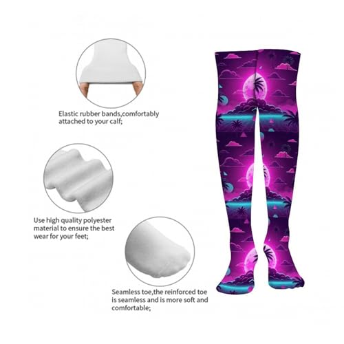 Women Girls Non Skid Athletic Hiking Socks for Home, Football, Hunting2