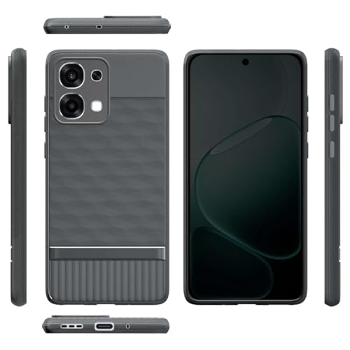 Image of Shockproof Case for Oppo F31 5G | Full Camera Protection | TPU Flexible Back Cover for Oppo F31 5G (Graphite Grey)