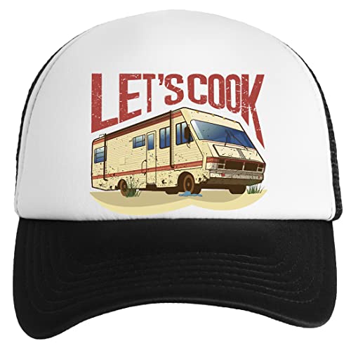 Breaking Bad Let's Cook Caravan Gorra Clásica De Béisbol para Niños y Niñas Unisex Ajustable Snapback Baseball Cap Kids