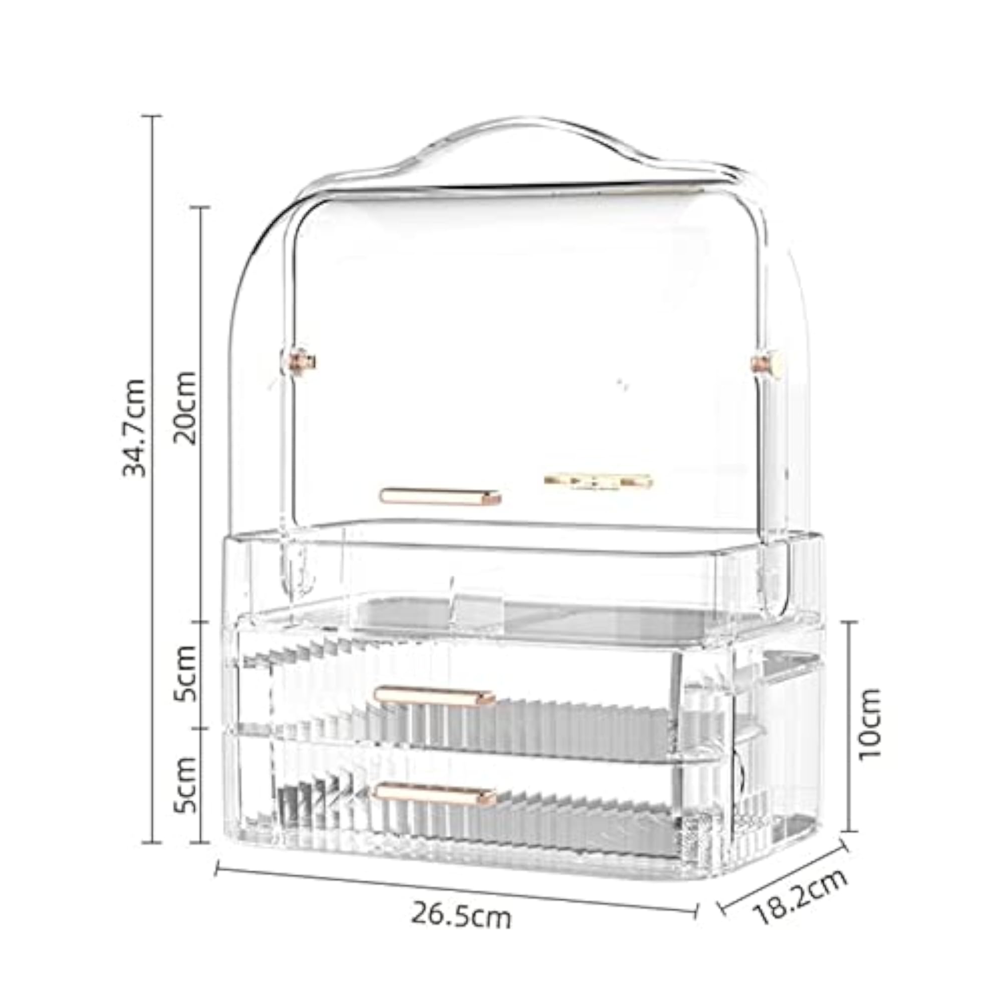 Cosmetic Display Case Makeup Organizer