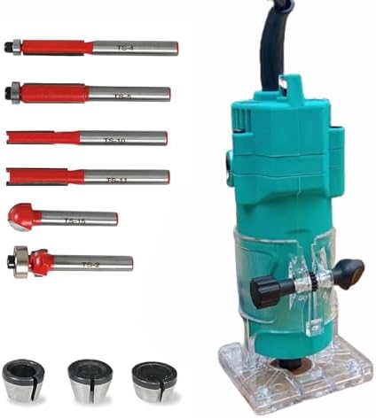 KRISHAK TOOLS Fastking Wood Trimmer/Router With 6-Pieces Different ...
