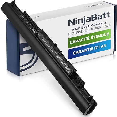 NinjaBatt Batterie pour HP 807957-001 807956-001 HS04 HS03 HSTNN-LB6V 807612-421 HSTNN-LB6U 250 G5 807611-421 TPN-C125 15-AF067SA 843532-851 – Longue Durée [4 Cellules/2200mAh/33Wh]
