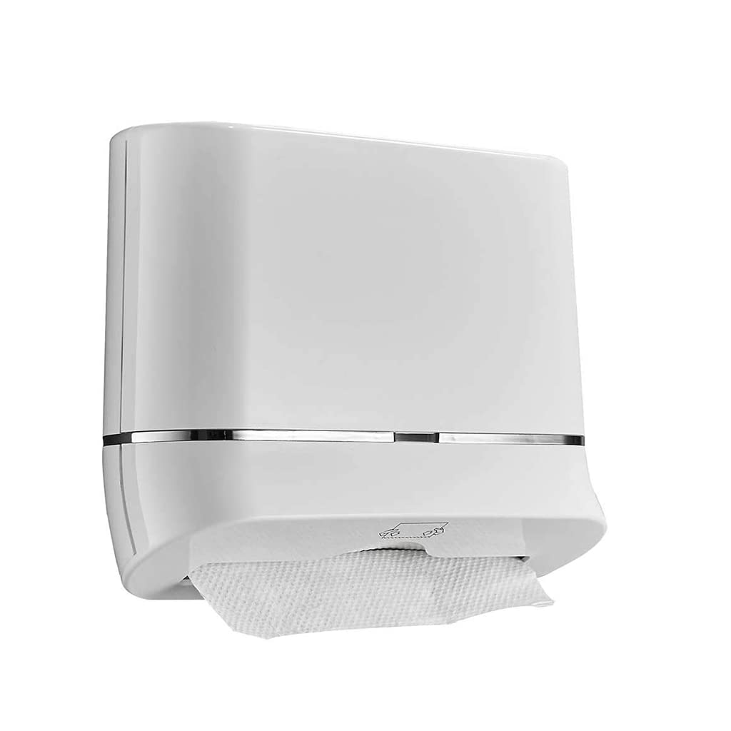 BKEKM Toallas Despachador Dispensador de Toallas de Papel montado en la Pared, dispensador de Toallas de Mano Impermeable sin perforación para el hogar, Hotel, Oficina, Escuela, baño práctico