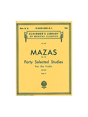 MAZAS J.F. - ESTUDIOS SELECTOS V.2 (11-40) (40) - OP.36
