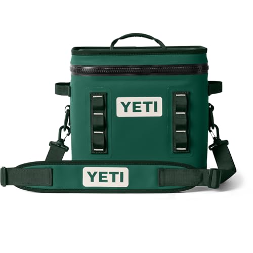 YETI Hopper Flip 12 Portable Cooler, Black Forest Green