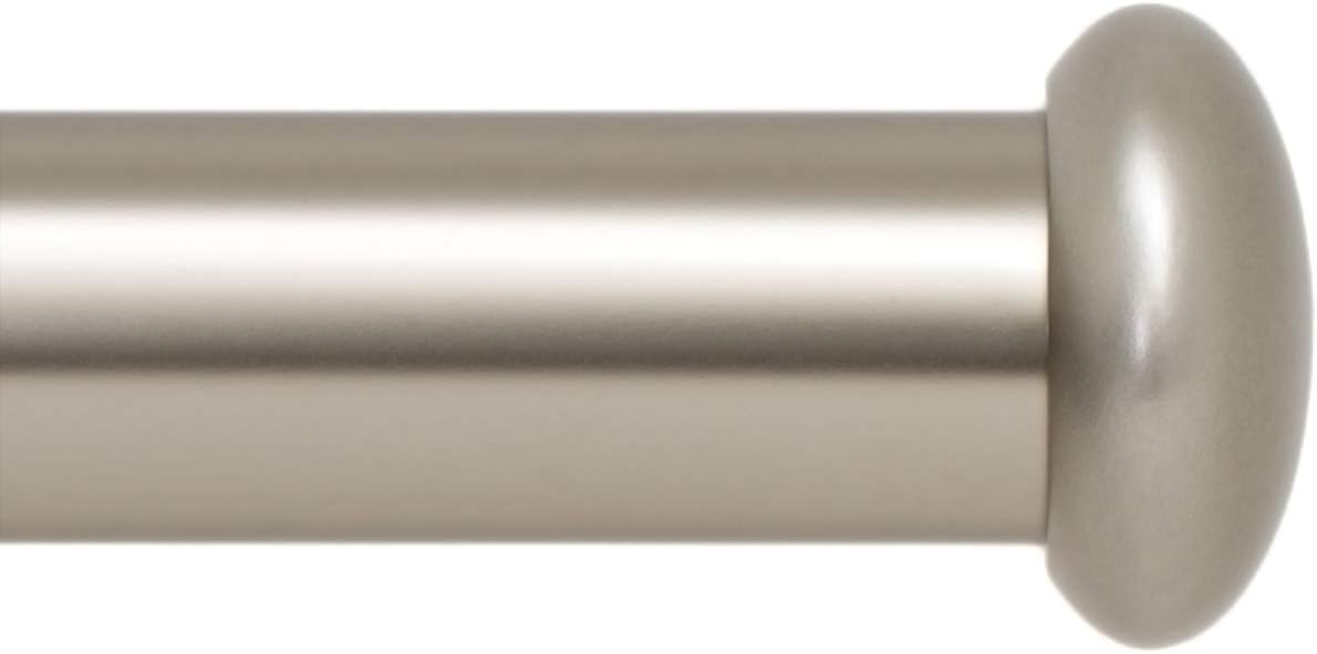Ivilon Drapery Window Curtain Rod End Cap Style Design 1 Inch Pole. 48 to 86 Inch