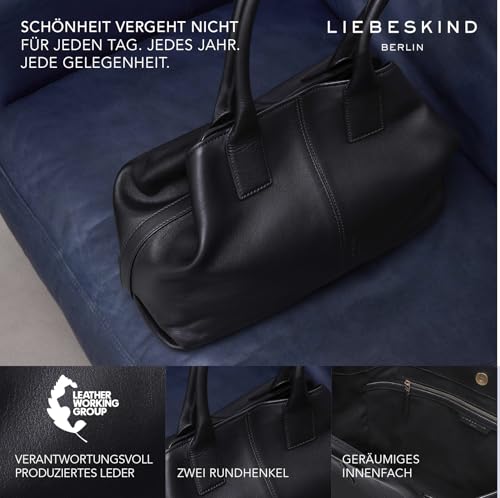 LIEBESKIND Berlin Shopper „Chelsea Shopper M“ – Shopper aus Leder – großzügige Fächer – Ansicht 3