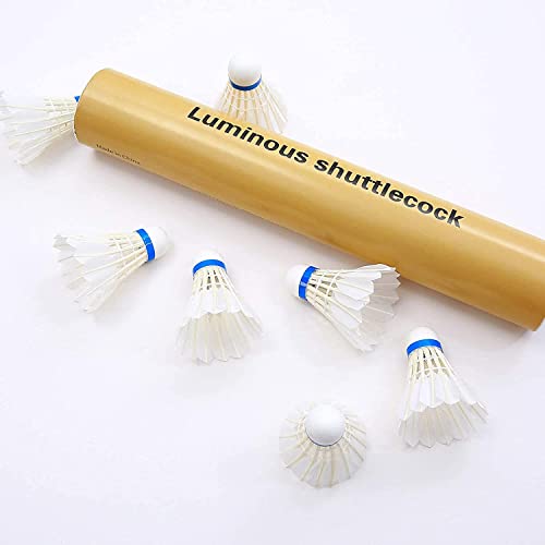 Sportneer Badminton Birdies, 12 Pack Shuttlecocks Led Badminton Shuttlecocks Night Lighting Birdies Portable Badminton Shuttlecocks Set For Indoor Outdoor Sports Activities #TOP6