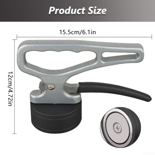 Herramienta de recogida magnética ergonómica para elevación de placa de acero en taller 6