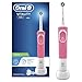 Oral-B Vitality 100 Cepillo De Dientes Eléctrico, 1 Mango Rosa Recargable Con Tecnología De Braun, 1 Cabezal De Recambio CrossAction