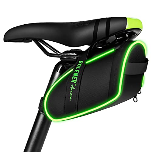 Golener Bike Saddle Bag Under Seat Bike Seat Bag,3d Shell Waterproof Durable Bike Bag Pack,bicycle Storage Pouch For Bike Accessories,cycling Wedge Packs For Mountain Road Bikes Fashion