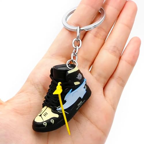 Image of CLA6 3D Sneaker Keychain | Miniature Shoe Keyring | Handcrafted And Hand-painted | Diverse Collection | Unisex