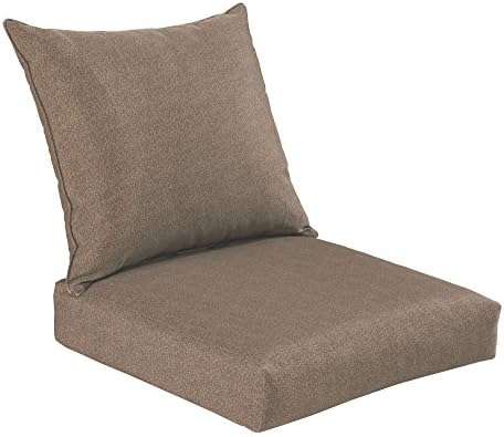 Bossima Indoor/Outdoor Coffee Deep Seat Chair Cushion Set.Spring/Summer Seasonal Replacement Cushions.