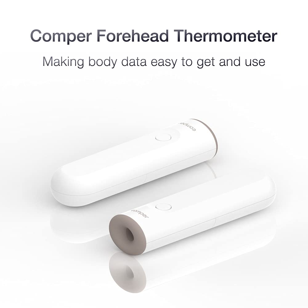 Comper Non Contact Thermometer, Thermometer Infrared Forehead for Fever, forehead Thermometer for Baby, Kids and Adults, with Smart App, Bluetooth Connection