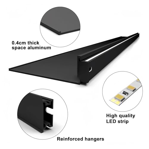 Étagère de rangement murale pour optimiser les petits espaces sombres avec style