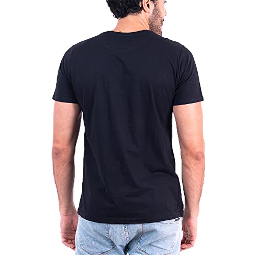 Kit 6 Camisetas Masculinas Slim Fit Básicas Algodão Premium (P, Preto)