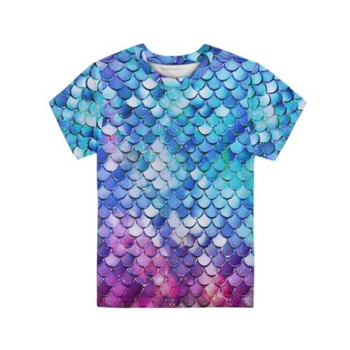 ENLACHIC Girls Teens Pink Flamingo Printed Summer Short Sleeve T-Shirts Cute 3-16 Years3