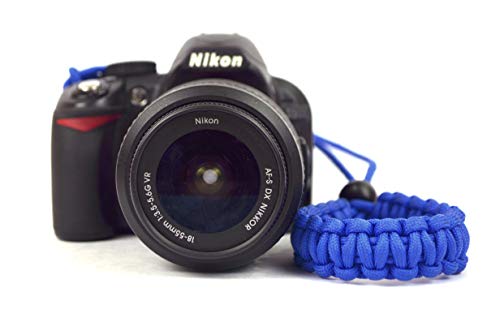 Image of Paracord Wrist Strap for robust hand grip to hold all DSLR camera /heavy gear /Binocular