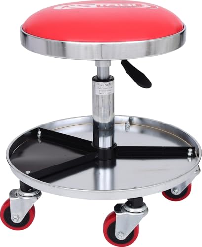 KS TOOLS Taburete de Taller Con altura regulable 500.8004 Rouge 135 kg