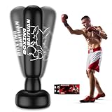 Freestanding Punching Bag for Adults Teens, 71'' Inflatable Boxing Bag with Stand, Kick Boxing Training Equipment for MMA, Muay Thai, Kickboxing, Fitness for Beginners