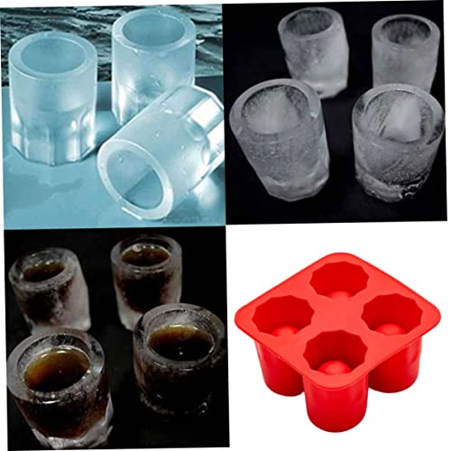 Molde para cubitos de hielo de silicona con forma de copa de vino miniatura 7