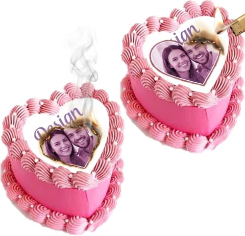 Burn away cake, edible images with hidden message.1 Sugar sheet w/hidden message and 1 Wafer paper w/your own customized images to be burned. Trending cakes. Proposal, Gender reveal, Birthdays Party.