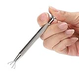 【IDEAL PARA】Cuando esté en uso, puede soltar fácilmente el émbolo y la punta puntiaguda para agarrar cuentas, joyas, tornillos pequeños y otras piezas de trabajo pequeñas. Ideal para reparación de abalorios, relojes y anteojos. También es una de las herramientas para la fabricación de joyas.