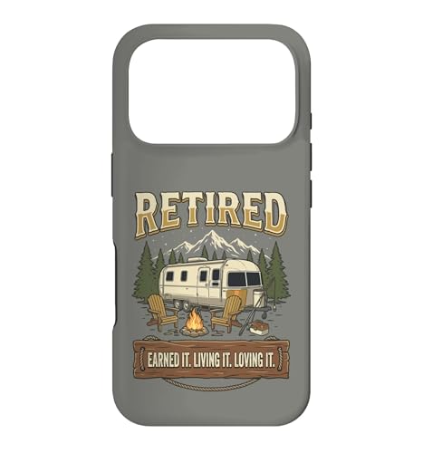Vintage Retired RV Camping Camper Fishing Outdoors �X�}�z�P�[�X iPhone 17 Pro �p