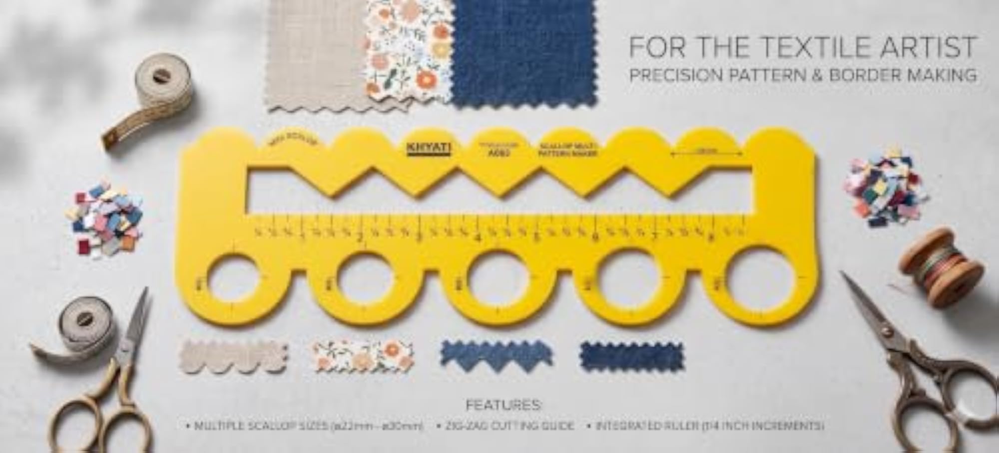 ONS Art Tailoring Pattern Making Ruler Set, 7 Piece Kit