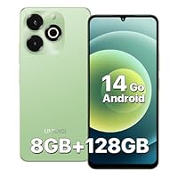 UMIDIGI G9x Cell Phone,Android 14 Go Unlocked Cell Phones Canada,8(4+4) GB+128GB/TF 1TB Expend Octa-Core,4G Dual SIM Card Android Phone,6.75" HD+Display,5000mAh Battery,AI Face&Fingerprint Unlock,GPS